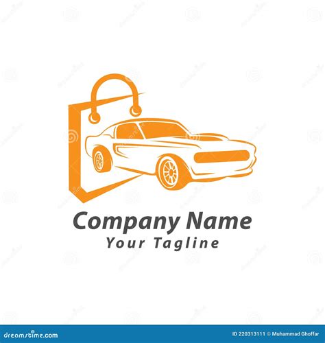 Car Shop Logo Template Design Vectorcar Market Logo Shopping Cart