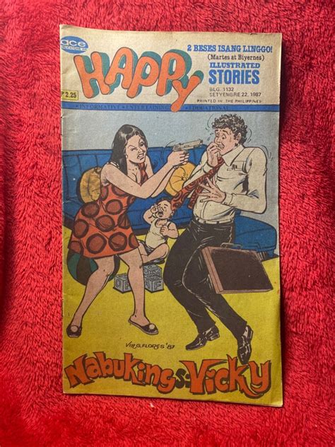 1987 Happy Komiks 1132 Comedy Funny Philippines Tagalog Comics Ace Ebay