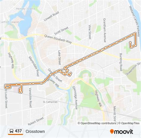 437 Route Schedules Stops And Maps Crosstown Hospital Updated