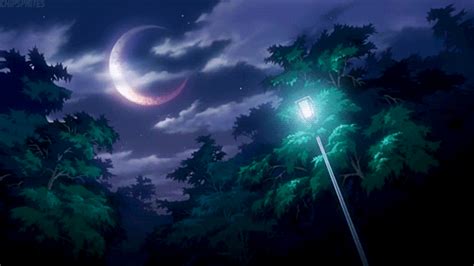 Pin By Pinner On S Animations I Like Sky  Dark Anime Nature 