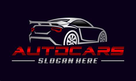 Back View Of Sport Car Logo Design Vector Premium Vector Automotive