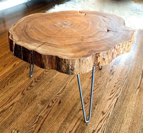 Round Wood Slab Coffee Table Coffee Table Design Ideas