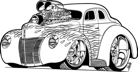 car coloring pages