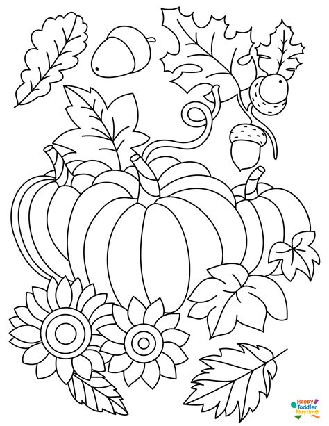 fall coloring pages