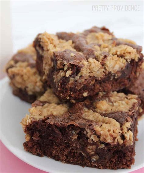 Oatmeal Cookie Brownie Bars