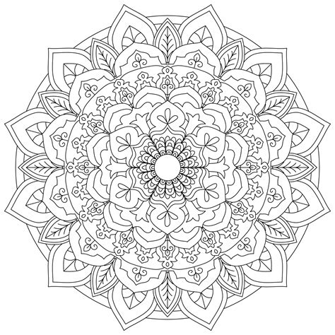 mandala coloring pages