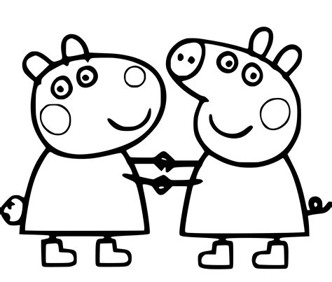 peppa pig coloring pages