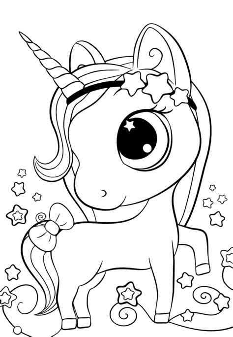 unicorn coloring page