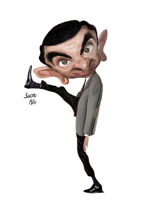 Rowan Atkinson As Mr Bean Funny Photoshop Funny Face Drawings