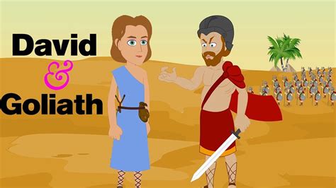 David And Goliath The Bible Story For Kids Children Christian Bible