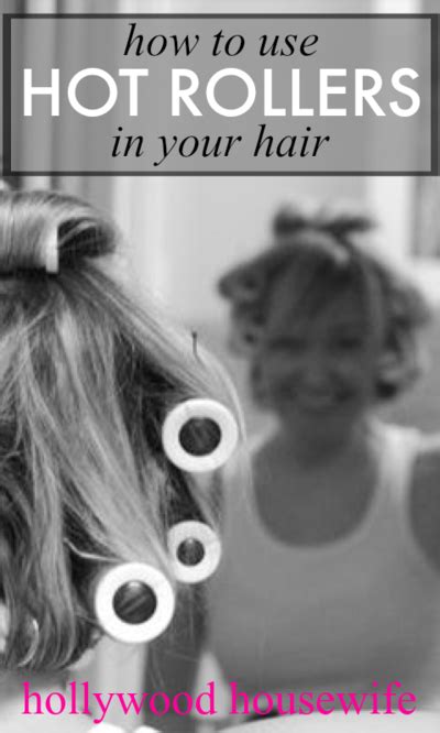 How To Hot Roller Your Hair Hot Rollers Hot Rollers Hair Hair