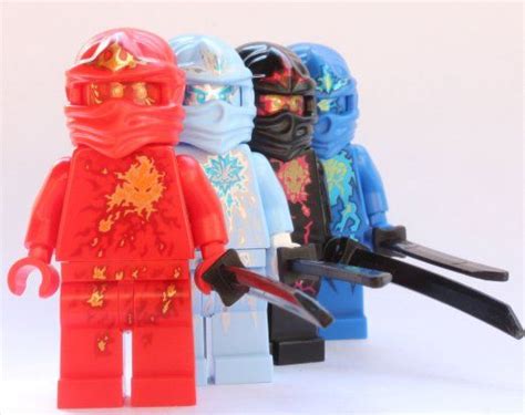 Lego Ninjago 4 Nrg Ninjas Kai Cole Jay And Zane Toys