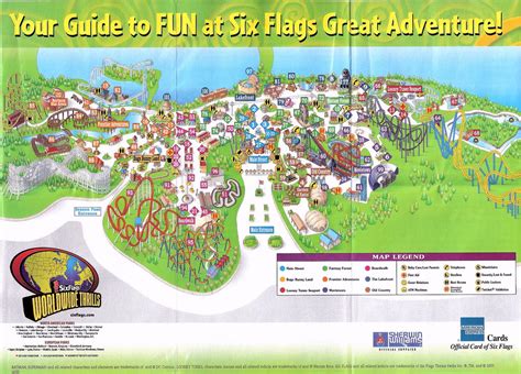 Six Flags Great Adventure Map Maps For You