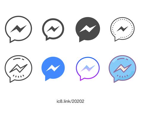 New Facebook Messenger Logo LogoDix