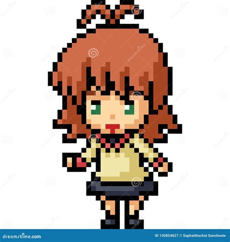 Anime Chibi Pixel Art