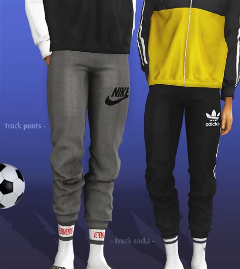 Sims 4 Cc Custom Content Male Clothing Nike Adidas Track Suit