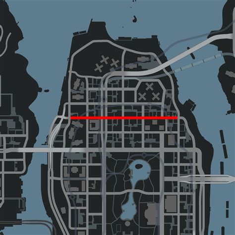 Gta Iv Map With Street Names