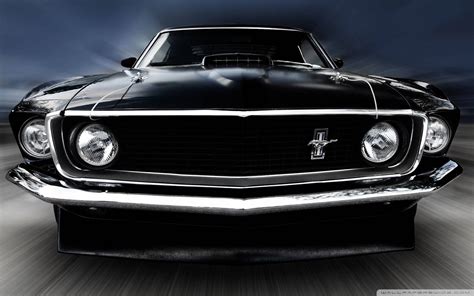 Ford Mustang Black Wallpaper Hd