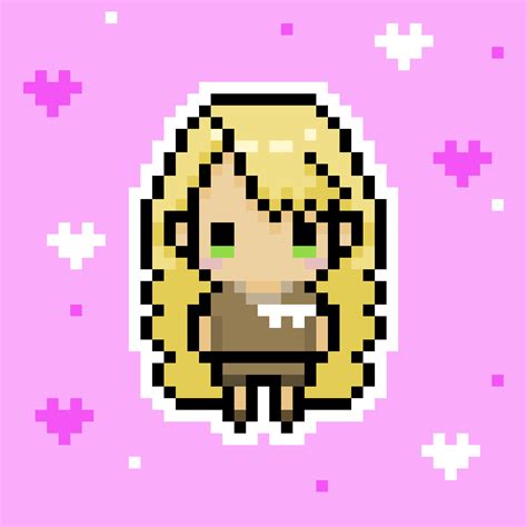 Rika Chibi Pixel Art By Ziexchan On Deviantart