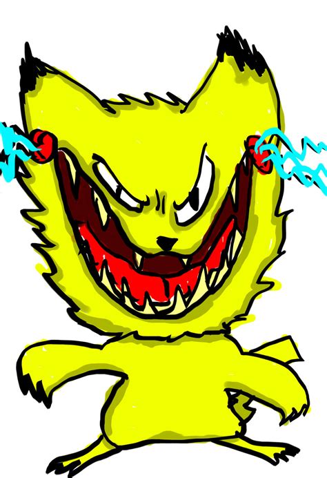 Angry Pikachu By Andrea Perry On Deviantart