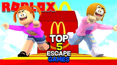 Top 5 Roblox Escape Games This Week Youtube