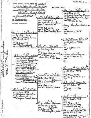 Fillable Online 20 Generation Pedigree Chart Fill Online Printable