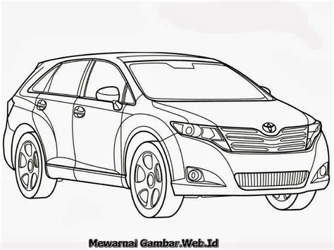 Mewarnai Gambar Mobil Toyota Mewarnai Gambar