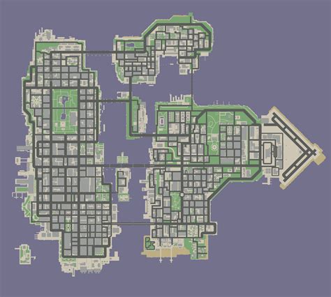 Gta Iv Map With Street Names