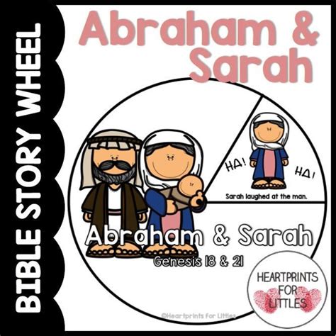 Abraham And Sarah Bible Story Wheel Genesis 18 And 21 Bible Etsy