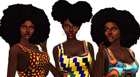 Sims 4 Afro Cc The Best Afro Hairstyles — Snootysims