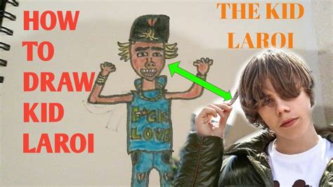 How To Draw The Kid Laroi Youtube