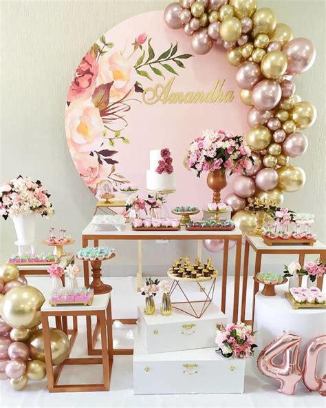 Decoração De Festas Rose Gold 70 Ideias Para Você Se Inspirar