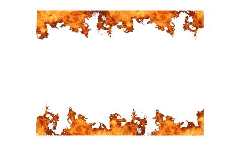 Flame Border Clip Art