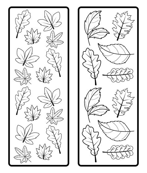 10 Best Printable Fall Leaves Shapes PDF For Free At Printablee Fall