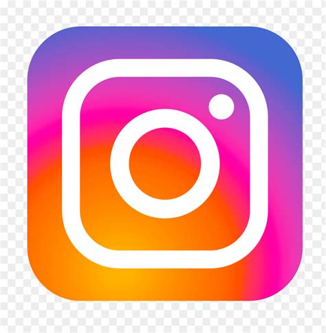 The Instagram Icon Is Shown On A Transparent Background