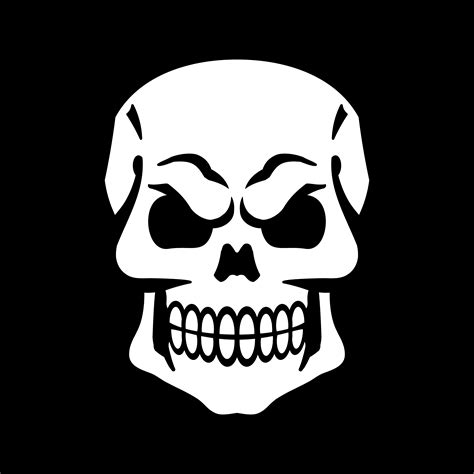 Skulls Vector Clip Art Free