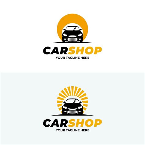 Car Shop Logo Design Inspiration 29288103 Vector Art At Vecteezy