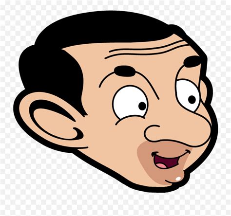 Mr Bean Face Clipart Mr Bean Cartoon Png Emojidanny Devito Emoji