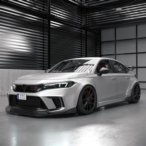 Artstation Honda Civic Type R Facelift Widebdoy