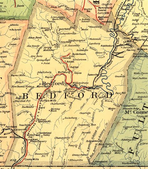 Bedford County Pennsylvania Railroad Stations