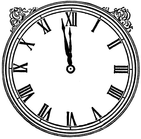 Free Clip Art Clock Face Clipart Best