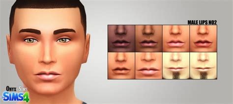 Male Lips No2 By Kiara Rawks Sims 4 Lips