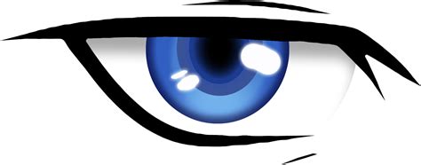 Blue Anime Eyes Png Image Background