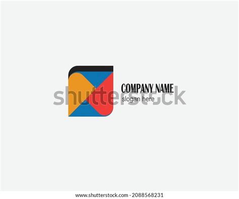 Creative Iconic Logos That Arranged Combined Stock Vector Royalty Free