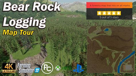 Bear Rock Logging Map Review Farming Simulator 22 Youtube