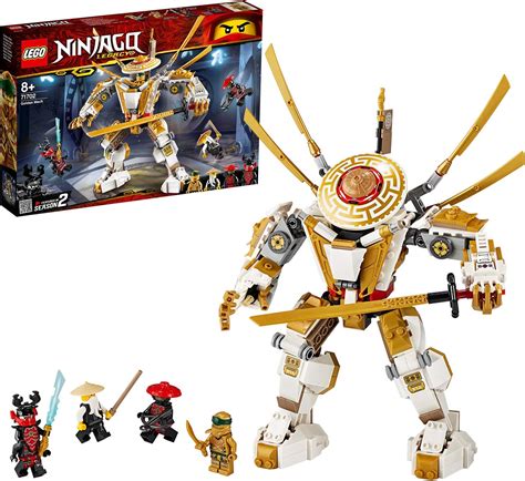 Lego 71702 Ninjago Legacy Golden Mech Action Figure With Lloyd Wu And