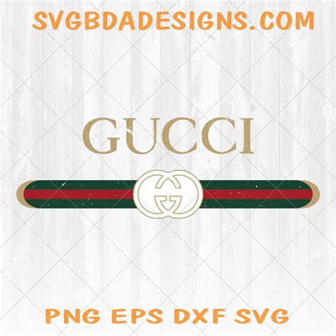 Vintage Gucci Inspired Logo Art Svg Vector Print Svg Digital Download