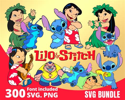 Lilo And Stitch Svg Bundle Cartoonpng