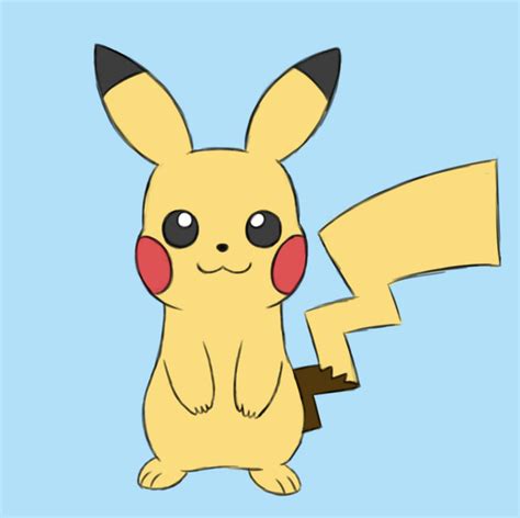 Pikachu Sketch By Msaniiart On Deviantart