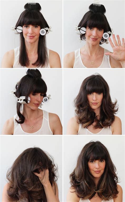 How To Hot Roller Your Hair My Style Pinboard Hot Rollers Hair